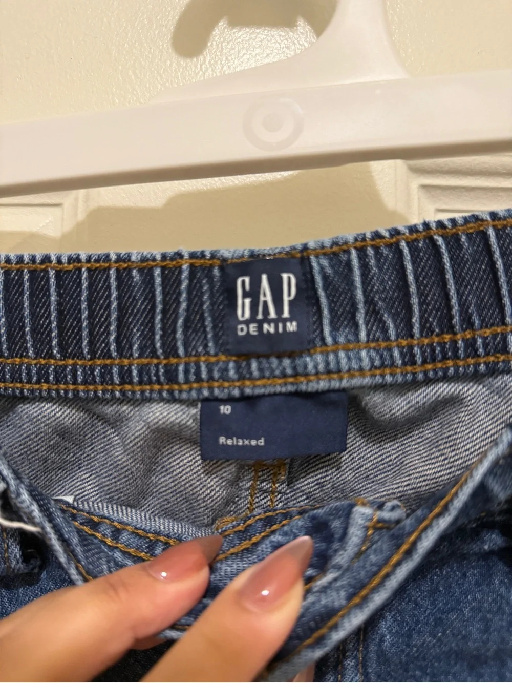 GAP Kids Dark Blue Straight-Leg Jeans